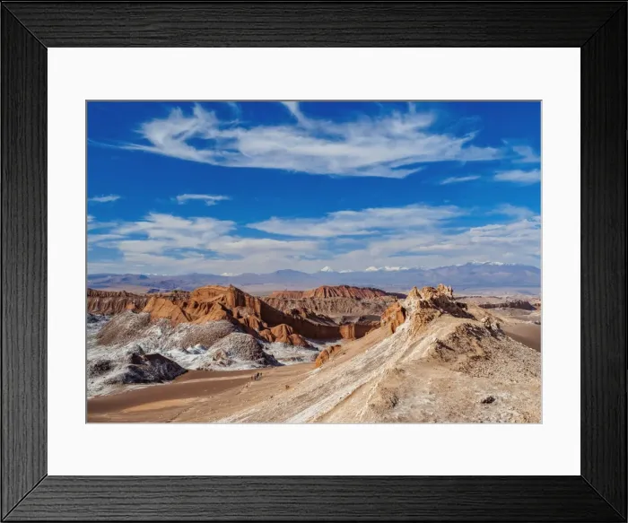 Framed Print : Valle de la Luna (Valley of the Moon), near San Pedro de Atacama, Atacama Desert Framed Print : Valle de la Luna (Valley of the Moon), near San Pedro de Atacama, Atacama Desert