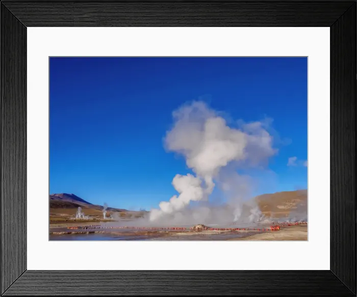Framed Print : Geysers El Tatio, Antofagasta Region, Chile, South America Framed Print : Geysers El Tatio, Antofagasta Region, Chile, South America