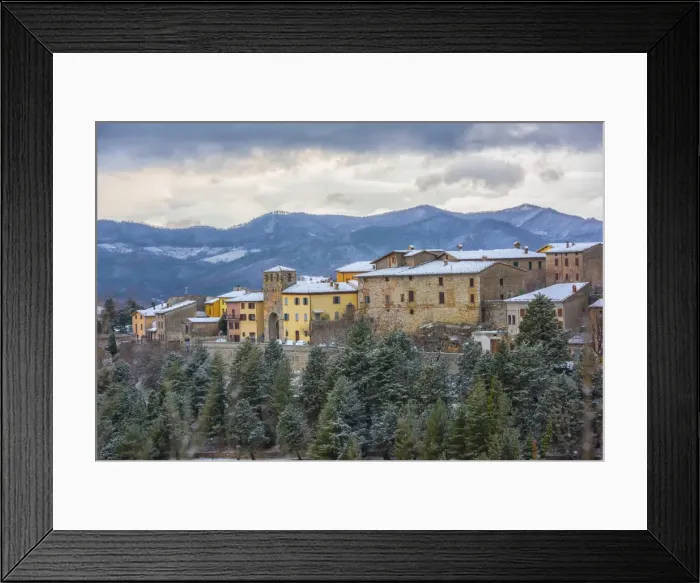 Framed Print : Costacciaro at sunset, Monte Cucco Park, Apennines, Umbria, Italy, Europe Framed Print : Costacciaro at sunset, Monte Cucco Park, Apennines, Umbria, Italy, Europe
