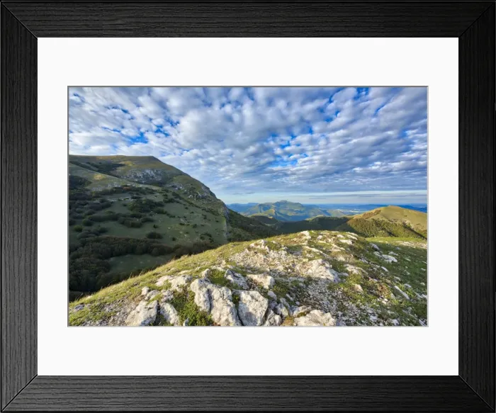 Framed Print : Monte Cucco at sunset, Monte Cucco Park, Apennines, Umbria, Italy, Europe Framed Print : Monte Cucco at sunset, Monte Cucco Park, Apennines, Umbria, Italy, Europe