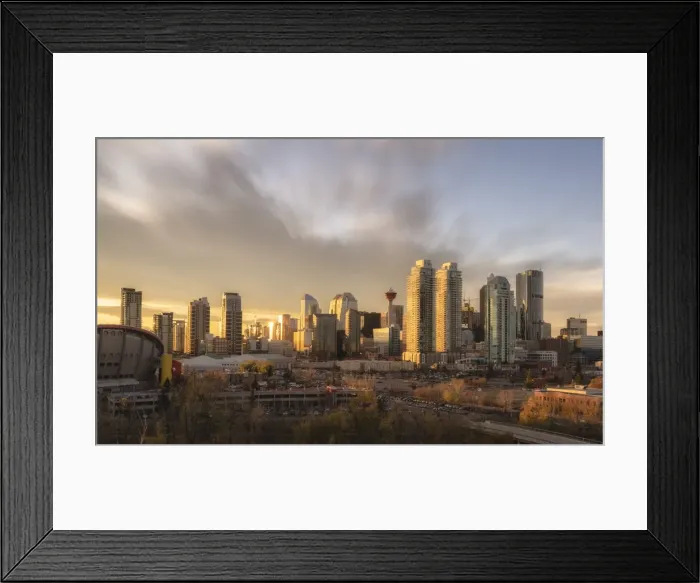 Framed Print : Skyline, Calgary, Alberta, Canada, North America Framed Print : Skyline, Calgary, Alberta, Canada, North America