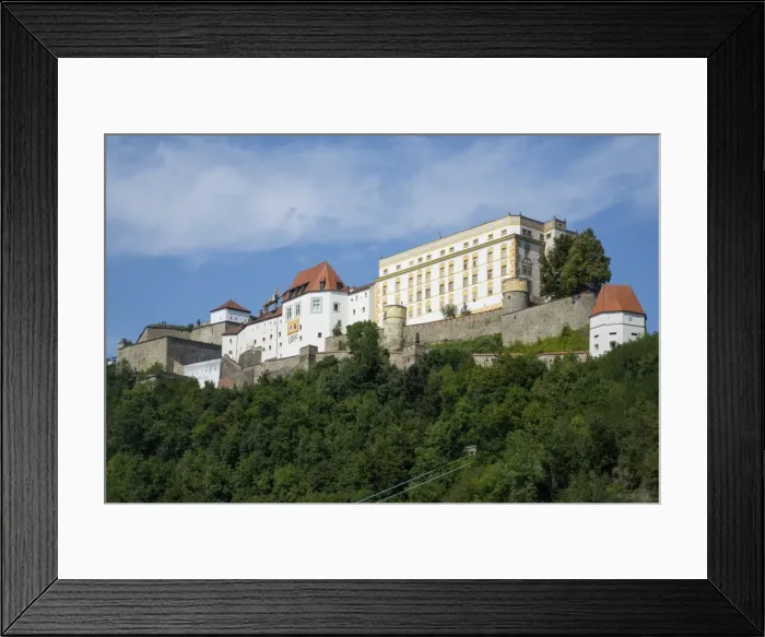 Framed Print : Veste Oberhaus Fortress, Passau, Lower Bavaria, Germany, Europe Framed Print : Veste Oberhaus Fortress, Passau, Lower Bavaria, Germany, Europe
