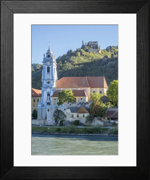 Framed Print : Castle and Abbey, Durnstein, River Danube, Wachau Valley, UNESCO World Heritage Site Framed Print : Castle and Abbey, Durnstein, River Danube, Wachau Valley, UNESCO World Heritage Site