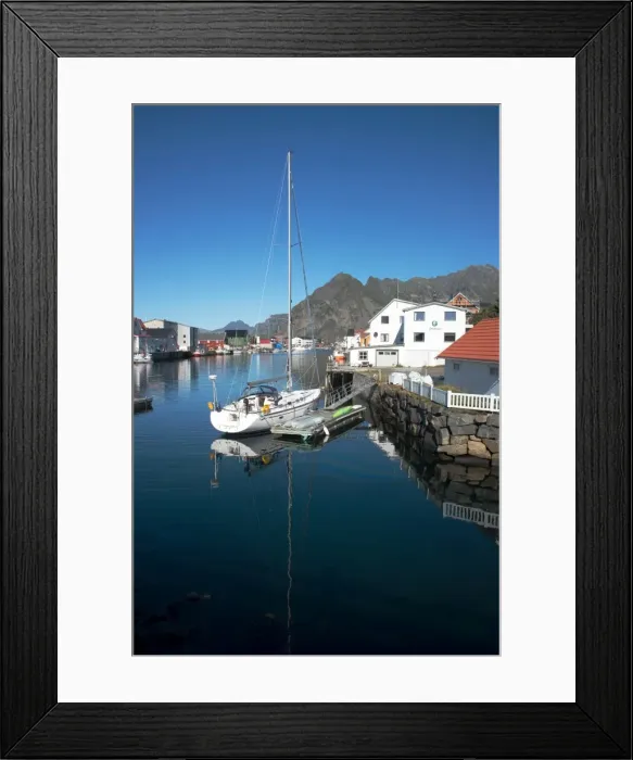 Framed Print : View of Henningsvaer Harbour, Lofoten Islands, Nordland, Norway, Scandinavia, Europe Framed Print : View of Henningsvaer Harbour, Lofoten Islands, Nordland, Norway, Scandinavia, Europe