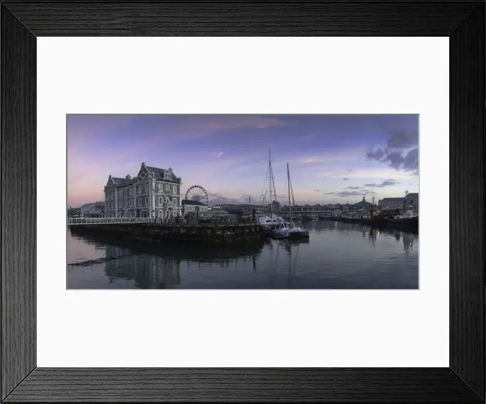 Framed Print : Victoria and Alfred Waterfront, (V and A Waterfront) (The Waterfront) at dawn, Cape Town Framed Print : Victoria and Alfred Waterfront, (V and A Waterfront) (The Waterfront) at dawn, Cape Town