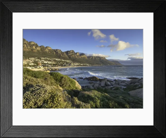 Framed Print : Camps Bay, Cape Town, Western Cape, South Africa, Africa Framed Print : Camps Bay, Cape Town, Western Cape, South Africa, Africa