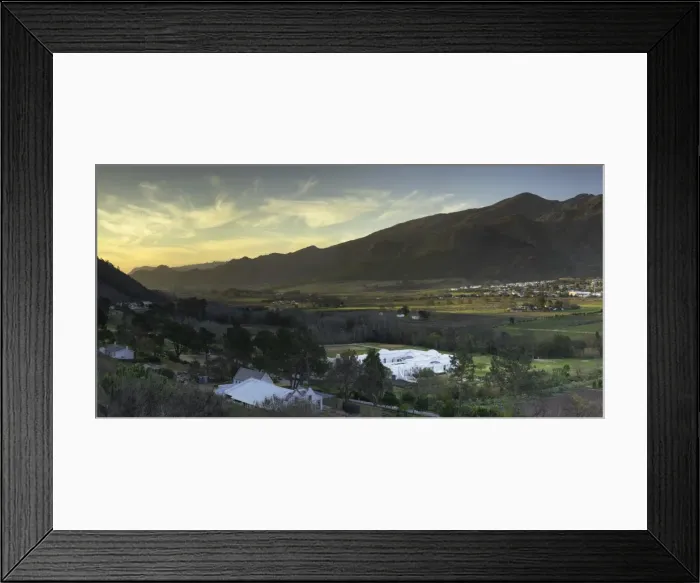 Framed Print : Franschhoek, Western Cape, South Africa, Africa Framed Print : Franschhoek, Western Cape, South Africa, Africa