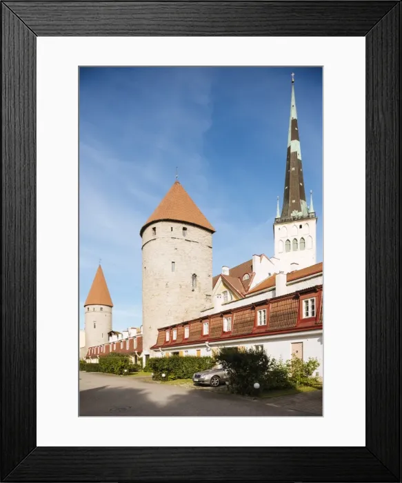 Framed Print : The Old City walls, Old Town, UNESCO World Heritage Site, Tallinn, Estonia, Europe Framed Print : The Old City walls, Old Town, UNESCO World Heritage Site, Tallinn, Estonia, Europe