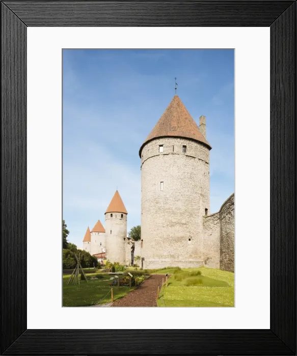 Framed Print : The Old City walls, Old Town, UNESCO World Heritage Site, Tallinn, Estonia, Europe Framed Print : The Old City walls, Old Town, UNESCO World Heritage Site, Tallinn, Estonia, Europe