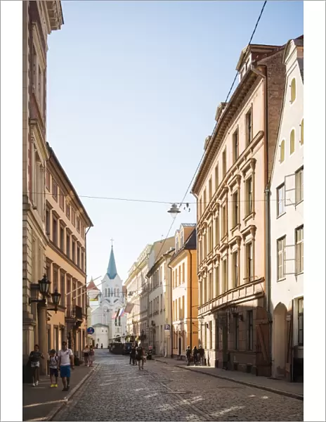 Pils Iela Street, Riga, Latvia, Baltic States, Europe