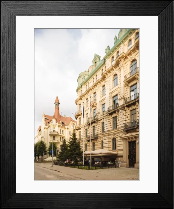 Framed Print : Art Noveau architecture in Central Riga, Latvia, Baltic States, Europe Framed Print : Art Noveau architecture in Central Riga, Latvia, Baltic States, Europe