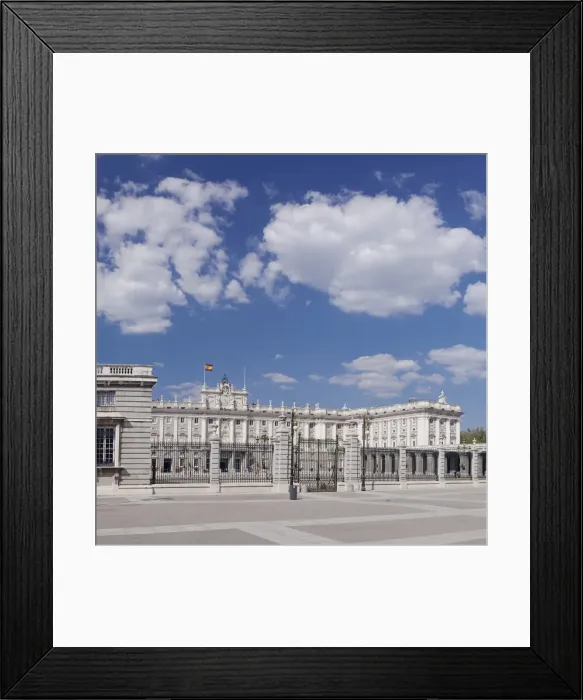 Framed Print : Royal Palace (Palacio Real), Plaza de la Armeria, Madrid, Spain, Europe Framed Print : Royal Palace (Palacio Real), Plaza de la Armeria, Madrid, Spain, Europe