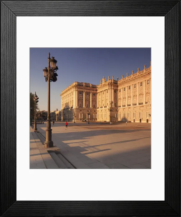 Framed Print : Royal Palace (Palacio Real) at sunrise, Madrid, Spain, Europe Framed Print : Royal Palace (Palacio Real) at sunrise, Madrid, Spain, Europe