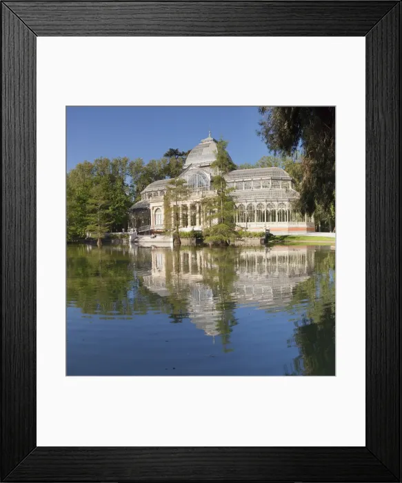Framed Print : Crystal Palace (Palacio de Cristal), Retiro Park, Parque del Buen Retiro, Madrid Framed Print : Crystal Palace (Palacio de Cristal), Retiro Park, Parque del Buen Retiro, Madrid