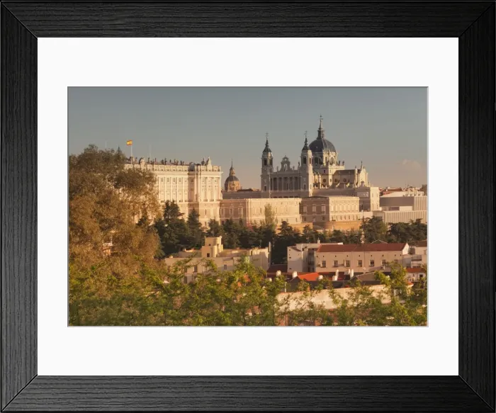 Framed Print : Royal Palace (Palacio Real) and Almudena Cathetral (Santa Maria la Real de La Almudena) at sunset Framed Print : Royal Palace (Palacio Real) and Almudena Cathetral (Santa Maria la Real de La Almudena) at sunset