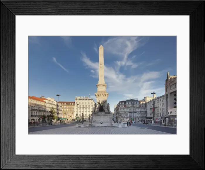 Framed Print : Praca dos Restauradores, Obelisk, Avenida da Liberdade, Lisbon, Portugal, Europe Framed Print : Praca dos Restauradores, Obelisk, Avenida da Liberdade, Lisbon, Portugal, Europe