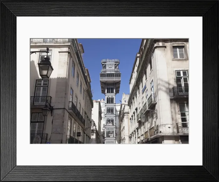 Framed Print : Elevador de Santa Justa, Santa Justa Elevator, Baixa, Lisbon, Portugal, Europe Framed Print : Elevador de Santa Justa, Santa Justa Elevator, Baixa, Lisbon, Portugal, Europe