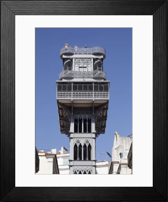 Framed Print : Elevador de Santa Justa, Santa Justa Elevator, Baixa, Lisbon, Portugal, Europe Framed Print : Elevador de Santa Justa, Santa Justa Elevator, Baixa, Lisbon, Portugal, Europe