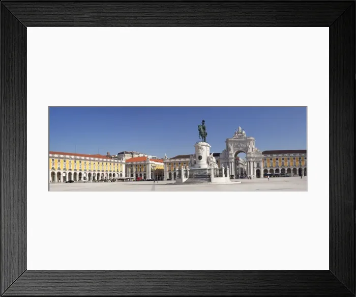 Framed Print : Arco da Rua Augusta triumphal arch, King Jose I Monument, Praca do Comercio, Baixa Framed Print : Arco da Rua Augusta triumphal arch, King Jose I Monument, Praca do Comercio, Baixa