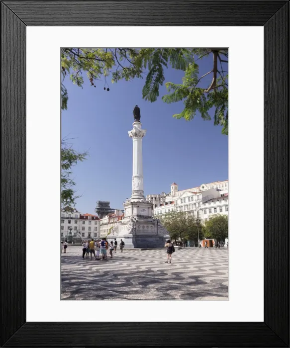 Framed Print : Rossio, Praca Dom Pedro IV, Convento do Carmo Monastery, Baixa, Lisbon, Portugal, Europe Framed Print : Rossio, Praca Dom Pedro IV, Convento do Carmo Monastery, Baixa, Lisbon, Portugal, Europe