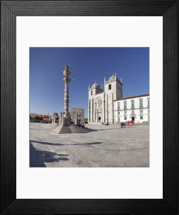 Framed Print : Pelourinho Column, Se Cathedral, Porto (Oporto), Portugal, Europe Framed Print : Pelourinho Column, Se Cathedral, Porto (Oporto), Portugal, Europe
