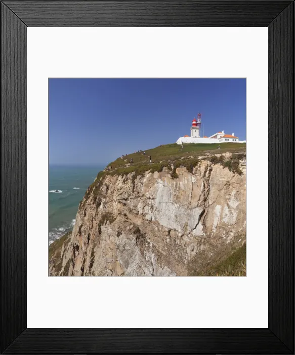Framed Print : Lighthouse, Cabo da Roca, the westernmost point of Europe, Atlantic Ocean, Estremadura Framed Print : Lighthouse, Cabo da Roca, the westernmost point of Europe, Atlantic Ocean, Estremadura
