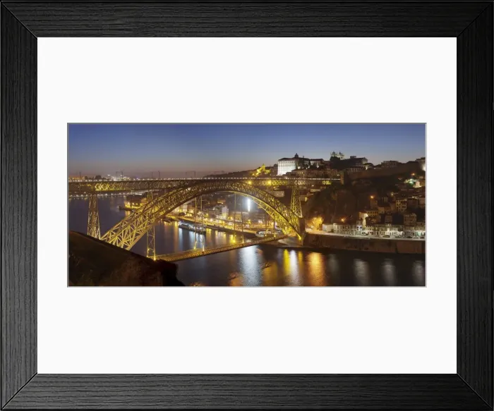 Framed Print : Ponte Dom Luis I Bridge over Douro River to Ribeira District, UNESCO World Heritage Site Framed Print : Ponte Dom Luis I Bridge over Douro River to Ribeira District, UNESCO World Heritage Site