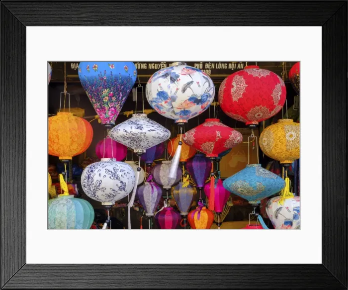 Framed Print : Paper lanterns for sale in a shop in Hoi An, Quang Nam, Vietnam, Indochina, Southeast Asia Framed Print : Paper lanterns for sale in a shop in Hoi An, Quang Nam, Vietnam, Indochina, Southeast Asia