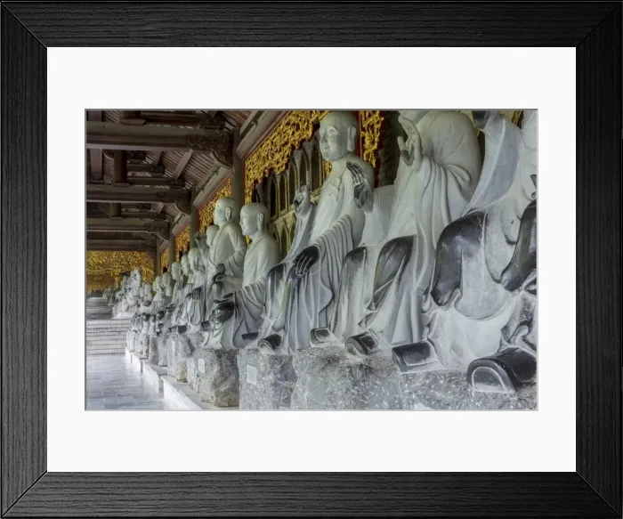 Framed Print : Gia Sinh, Bodhisattva statues at the Bai Dinh Mahayana Buddhist Temple near Tam Coc Framed Print : Gia Sinh, Bodhisattva statues at the Bai Dinh Mahayana Buddhist Temple near Tam Coc