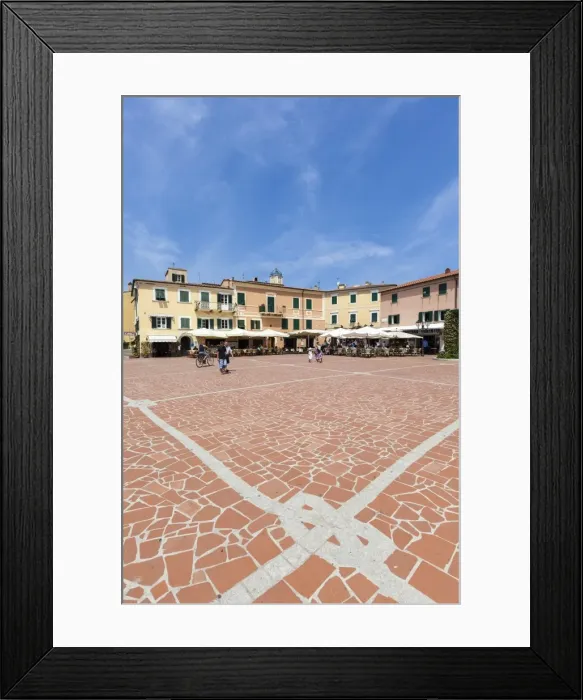 Framed Print : Main square of the old town, Porto Azzurro, Elba Island, Livorno Province, Tuscany Framed Print : Main square of the old town, Porto Azzurro, Elba Island, Livorno Province, Tuscany