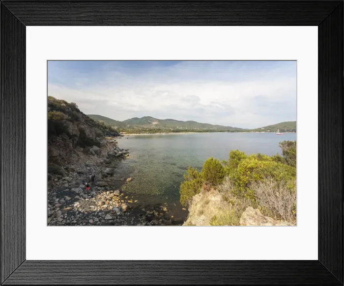 Framed Print : People on the beach of Lacona, Capoliveri, Elba Island, Livorno Province, Tuscany Framed Print : People on the beach of Lacona, Capoliveri, Elba Island, Livorno Province, Tuscany