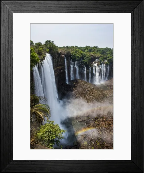 Framed Print : Kalandula Falls, Malanje province, Angola, Africa Framed Print : Kalandula Falls, Malanje province, Angola, Africa