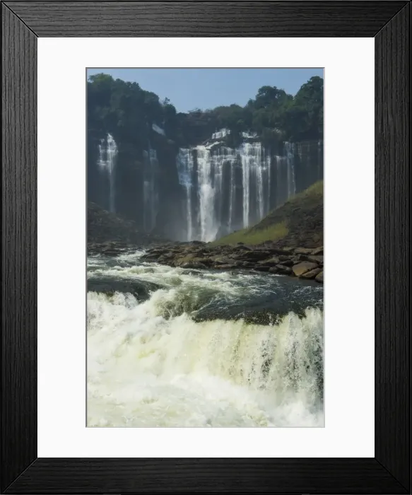 Framed Print : Kalandula Falls, Malanje province, Angola, Africa