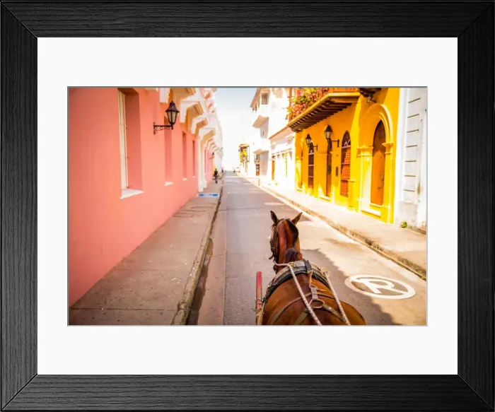 Framed Print : Old Town, Cartegena, Colombia, South America Framed Print : Old Town, Cartegena, Colombia, South America