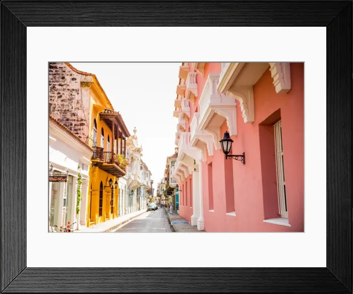 Framed Print : Old Town, Cartegena, Colombia, South America Framed Print : Old Town, Cartegena, Colombia, South America