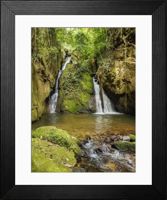 Framed Print : Cachoeira Indiana Jones, waterfall in Boa Esperanca de Cima, Nova Friburgo Municipality Framed Print : Cachoeira Indiana Jones, waterfall in Boa Esperanca de Cima, Nova Friburgo Municipality