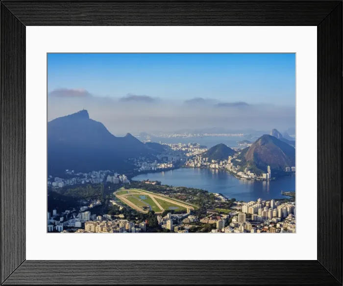 Framed Print : Cityscape seen from the Dois Irmaos Mountain, Rio de Janeiro, Brazil, South America Framed Print : Cityscape seen from the Dois Irmaos Mountain, Rio de Janeiro, Brazil, South America