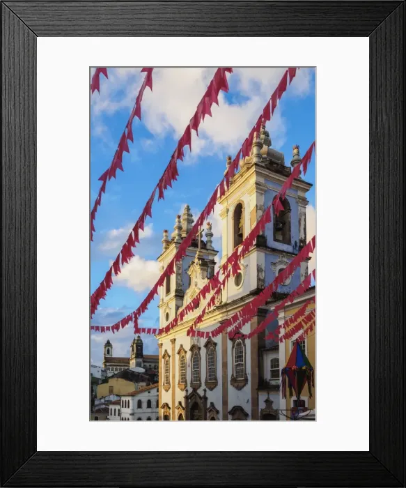 Framed Print : Nossa Senhora do Rosario dos Pretos Church, Pelourinho, UNESCO World Heritage Site Framed Print : Nossa Senhora do Rosario dos Pretos Church, Pelourinho, UNESCO World Heritage Site