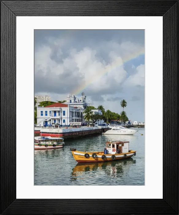 Framed Print : Porto dos Saveiros, Salvador, State of Bahia, Brazil, South America Framed Print : Porto dos Saveiros, Salvador, State of Bahia, Brazil, South America
