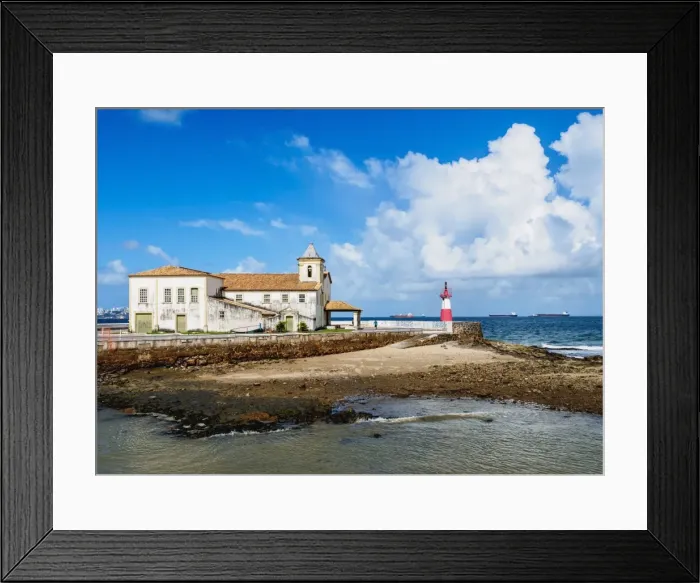 Framed Print : Nossa Senhora de Monte Serrat Church and Monastery, Salvador, State of Bahia, Brazil Framed Print : Nossa Senhora de Monte Serrat Church and Monastery, Salvador, State of Bahia, Brazil