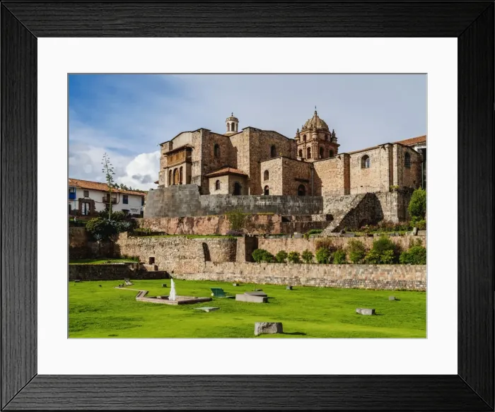 Framed Print : Qoricancha (Temple of the Sun) ruins and Santo Domingo Convent, UNESCO World Heritage Site Framed Print : Qoricancha (Temple of the Sun) ruins and Santo Domingo Convent, UNESCO World Heritage Site