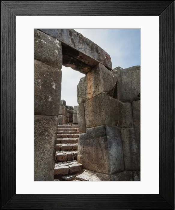 Framed Print : Sacsayhuaman Ruins, Cusco Region, Peru, South America
