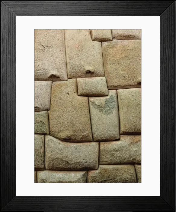 Framed Print : Inca stonework, Hatunrumiyoc Street, UNESCO World Heritage Site, Cusco, Peru, South Framed Print : Inca stonework, Hatunrumiyoc Street, UNESCO World Heritage Site, Cusco, Peru, South