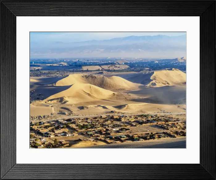 Framed Print : Sand dunes of Ica Desert near Huacachina, Ica Region, Peru, South America Framed Print : Sand dunes of Ica Desert near Huacachina, Ica Region, Peru, South America