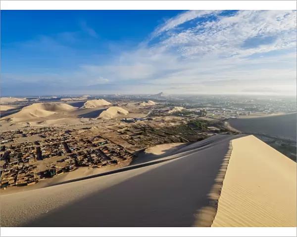 Sand dunes of Ica Desert near Huacachina, Ica Region, Peru, South America