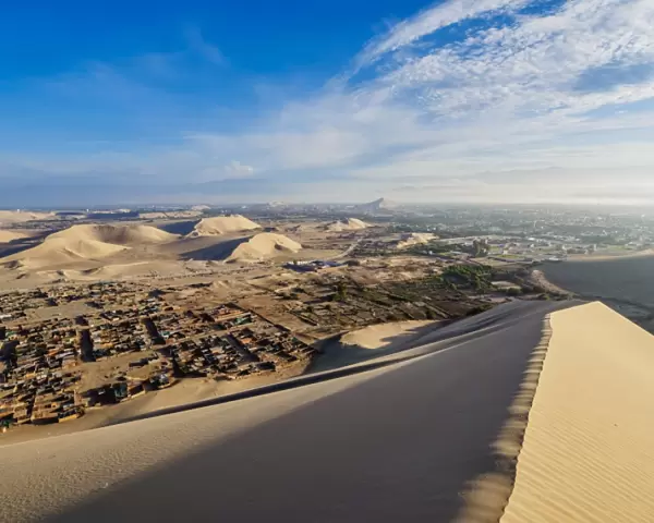 Sand dunes of Ica Desert near Huacachina, Ica Region, Peru, South America