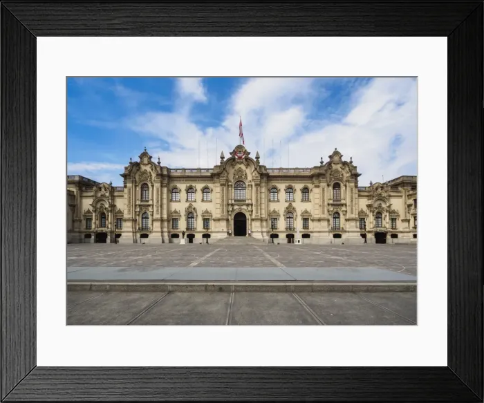 Framed Print : Government Palace, Plaza de Armas, Lima, Peru, South America Framed Print : Government Palace, Plaza de Armas, Lima, Peru, South America