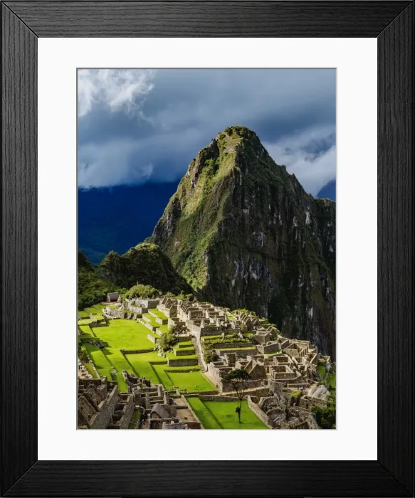 Framed Print : Machu Picchu Ruins, UNESCO World Heritage Site, Cusco Region, Peru, South America