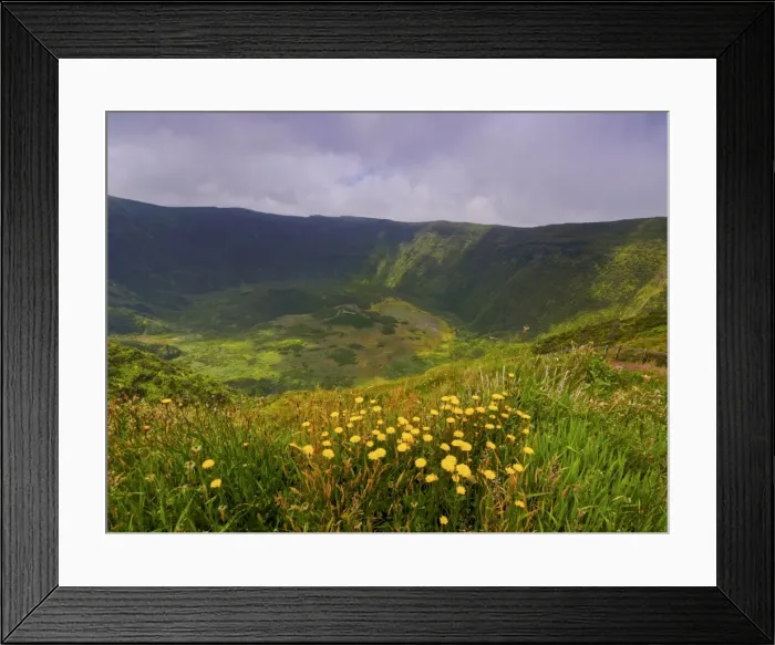 Framed Print : Caldeira, Faial Island, Azores, Portugal, Atlantic, Europe Framed Print : Caldeira, Faial Island, Azores, Portugal, Atlantic, Europe