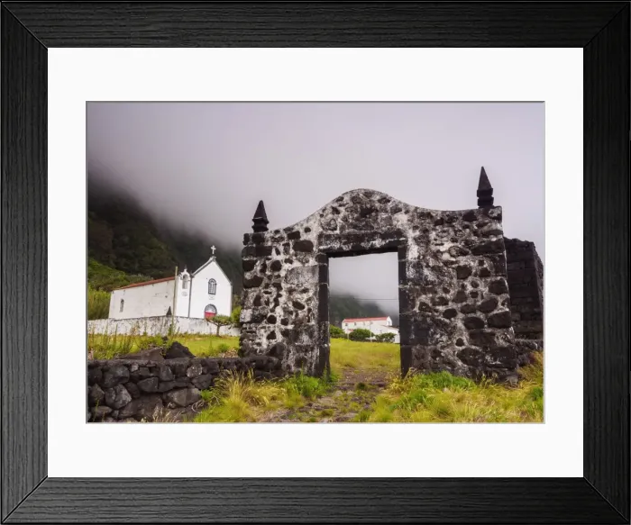 Framed Print : Chapel of Santo Cristo, Faja das Almas, Manadas, Sao Jorge Island, Azores, Portugal Framed Print : Chapel of Santo Cristo, Faja das Almas, Manadas, Sao Jorge Island, Azores, Portugal